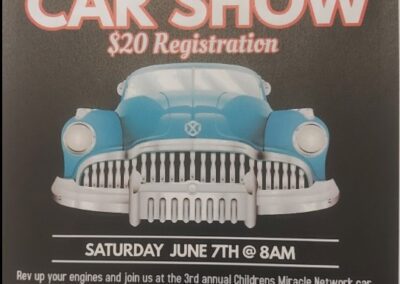 Walmart 3rd annual Childrends miracle network Car show