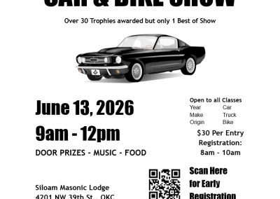 Siloam Masonic Lodge #276 Car & Bike Show